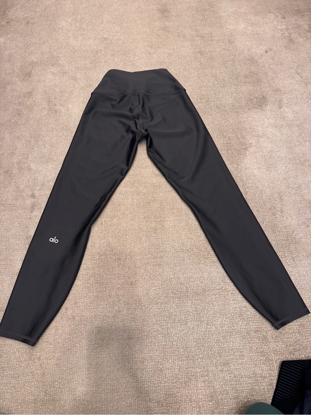 ALO Yoga 7/8 High Waist Airlift Dark Grey Leggings